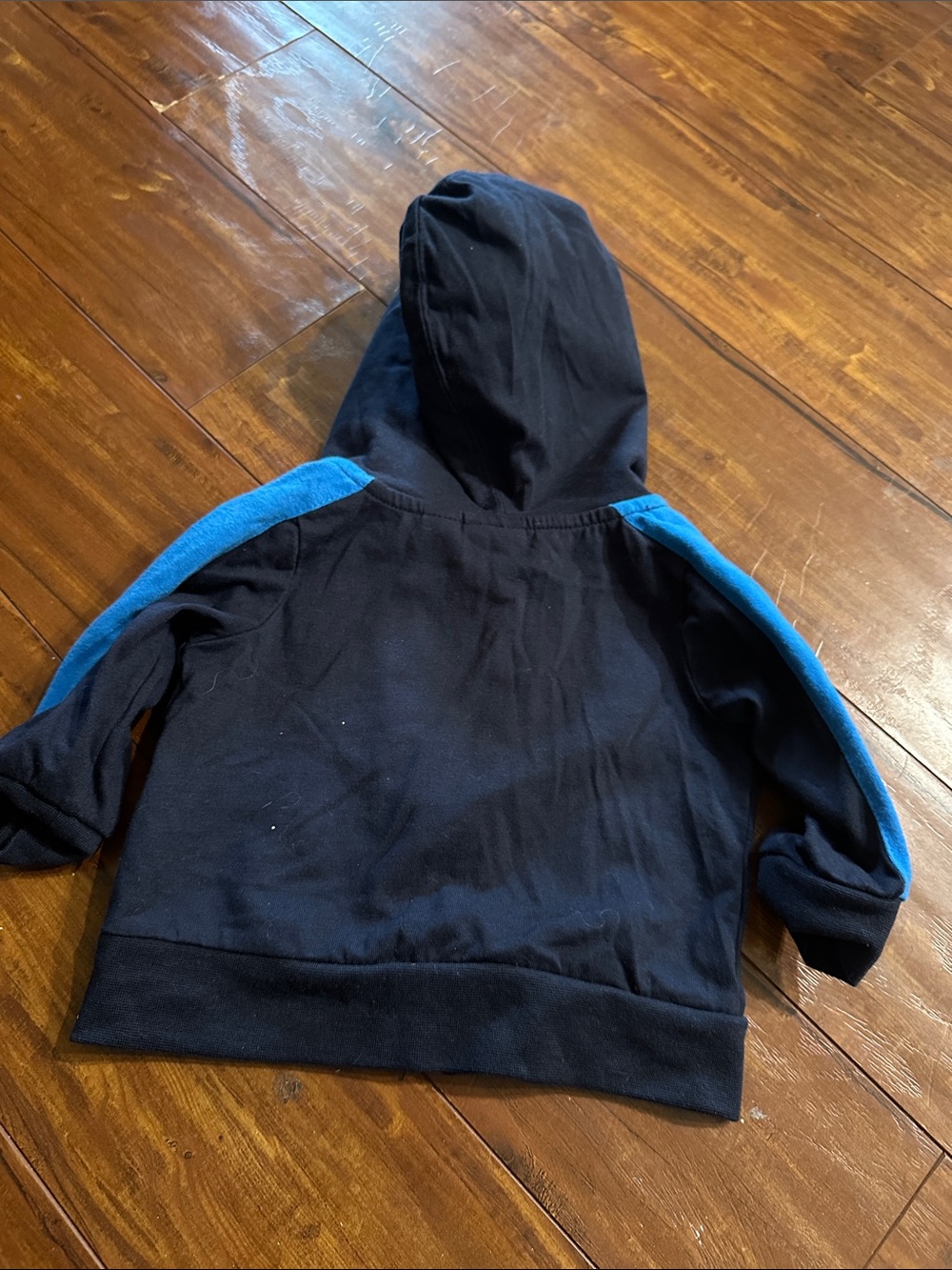 Puma Baby 0-3M Hoodie & Logo Bodysuit 2 Piece Outfit Set Blue Gray - Picture 7 of 7
